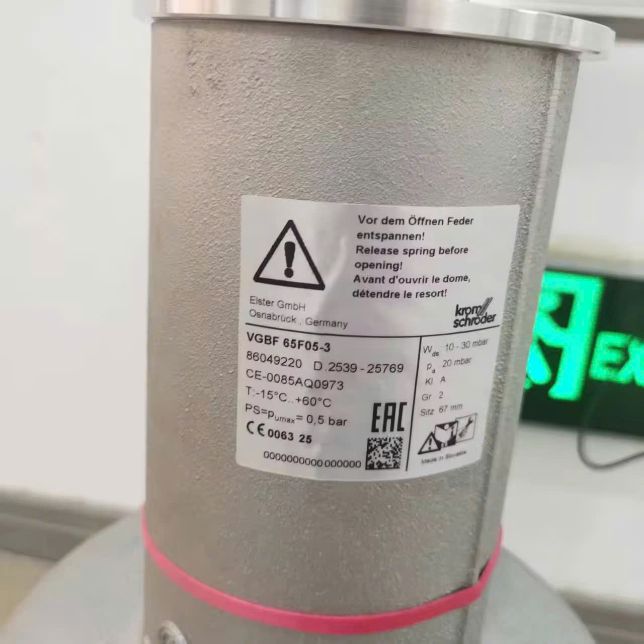 Kromschröder VAS 250R/NK – Van điện từ gas DN50 24VDC