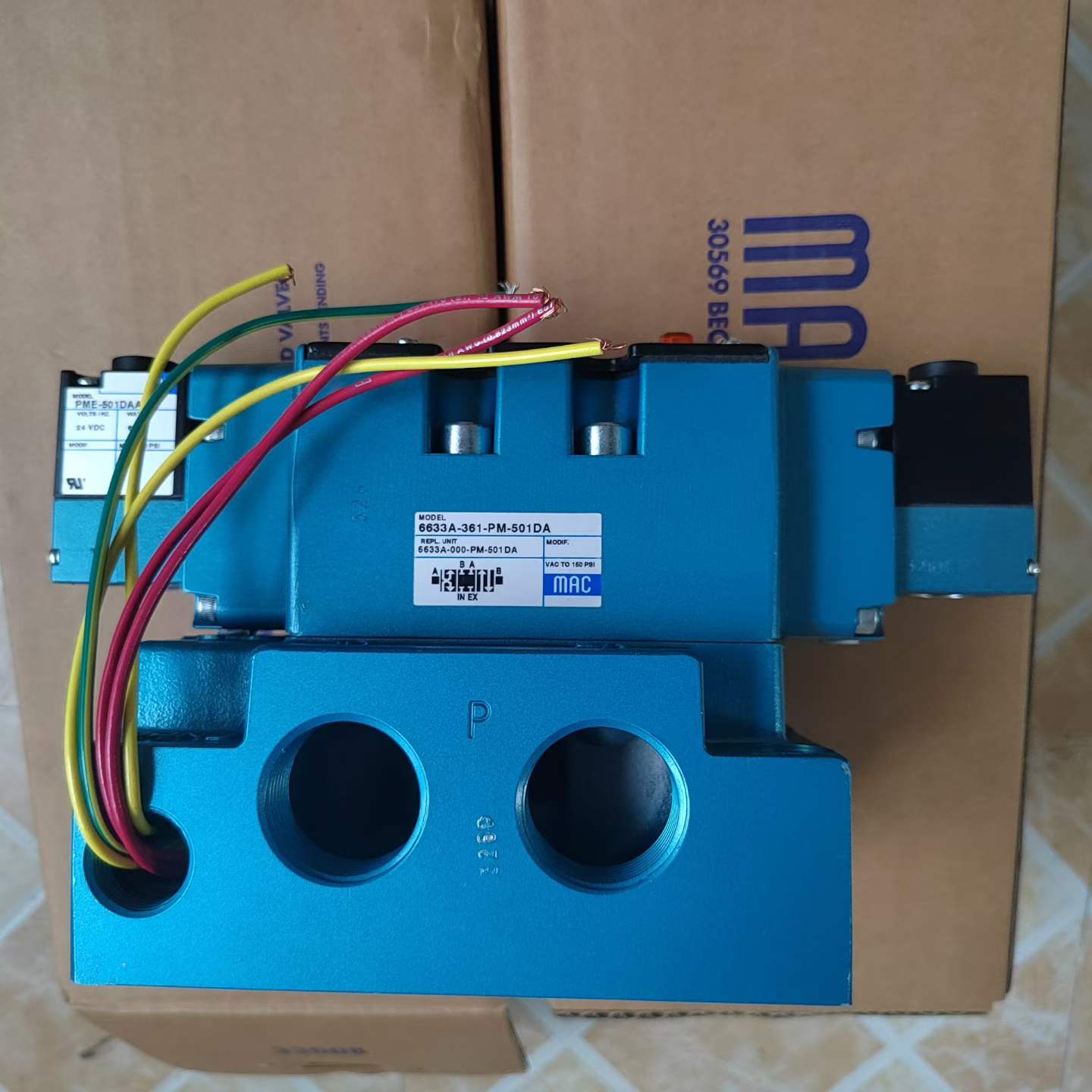 MAC 36A-ACA-JDAA-1BA – Van điện từ khí nén 3/2 24VDC